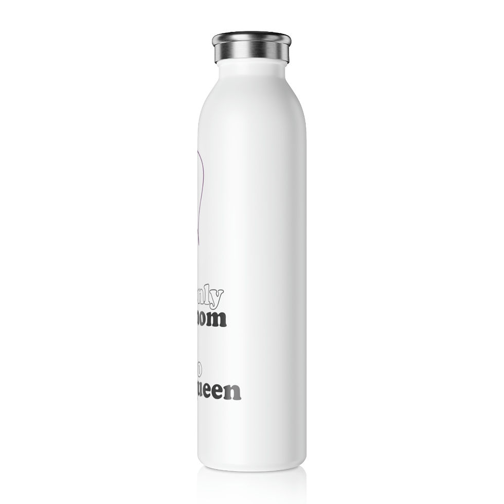 Miniatura: Slim Water Bottle - my mom my queen - Mother's Day