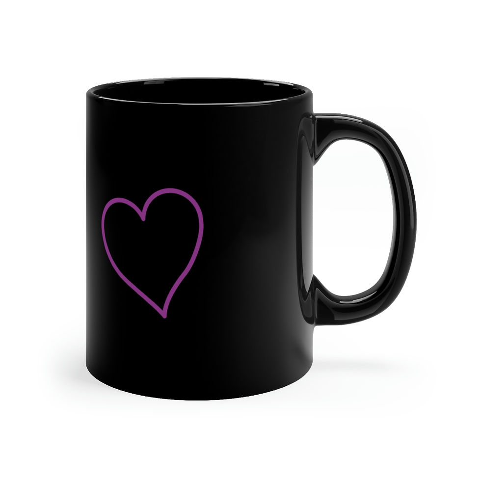 Miniatura: Black mug 11oz "my mom my queen" - Mother's day