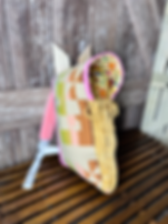 Pink Geometric Toy Cradleboard
