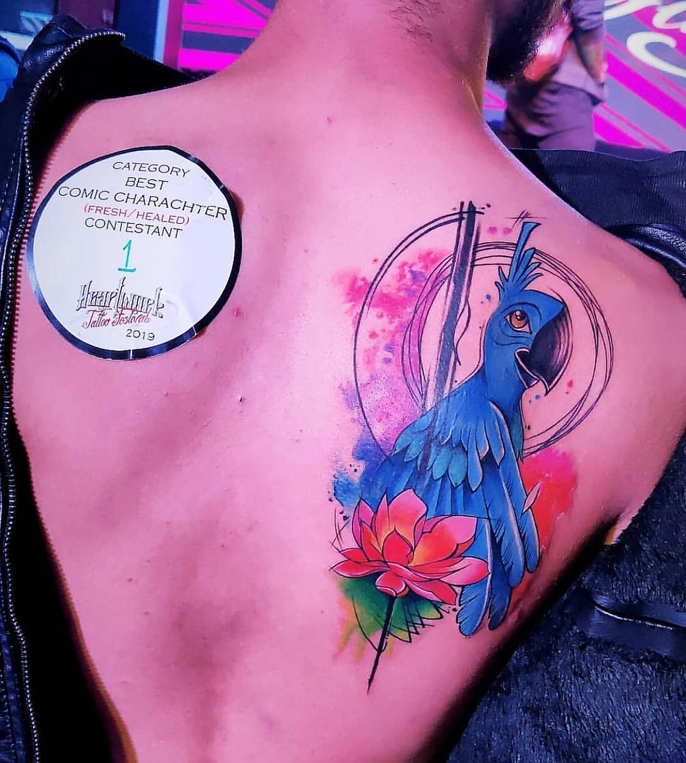 Aliens Tattoo School - Heartwork Tattoo Festival - Best comic character - Day 1