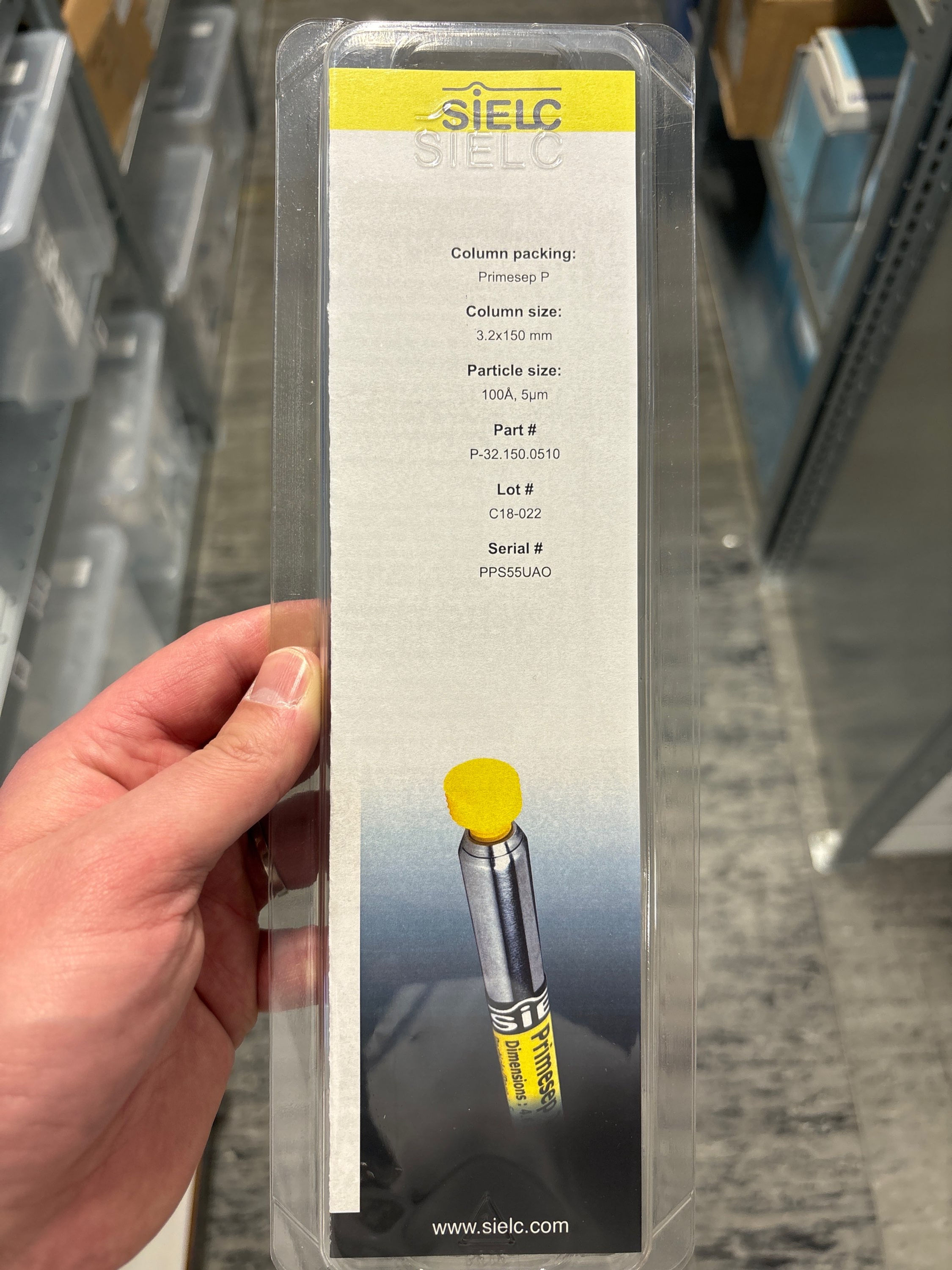 Colonne HPLC : Primesep 100Å, 5 um (150 x 3.2 mm) (QD-OPS-075361)