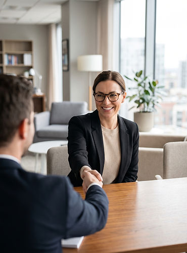 Consultor JC Leão em reunião com cliente