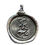 Thumbnail: Sterling silver wax seal initial pendant 1"