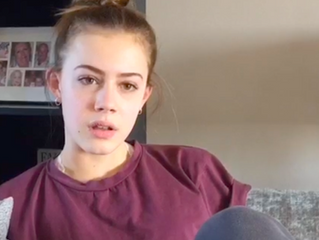 Meet Emily - the quiet young artist with a huge voice.