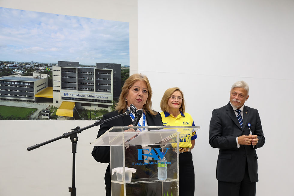 Liliam Caldas, supervisora do Voluntariado da FAV.