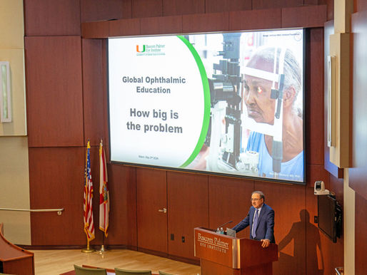 PRESIDENTE DA FUNDAÇÃO ALTINO VENTURA MINISTRA NO BASCOM PALMER EYE INSTITUTO NOS EUA