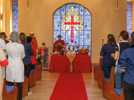 MOMENTO DE REFRIGÉRIO NA CAPELA DA FAV ACOLHE TODOS OS PÚBLICOS