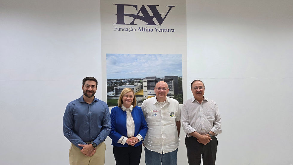 FAV RECEBE VISITA DO DR. MOZART SALES, DO MINISTÉRIO DA SAÚDE