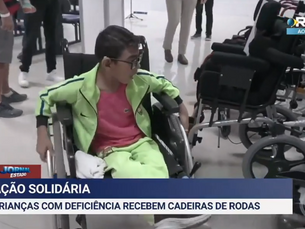 Cobertura Jornal do Estado: Entrega das primeiras cadeiras de rodas pelo projeto "Anjos sobre Rodas"