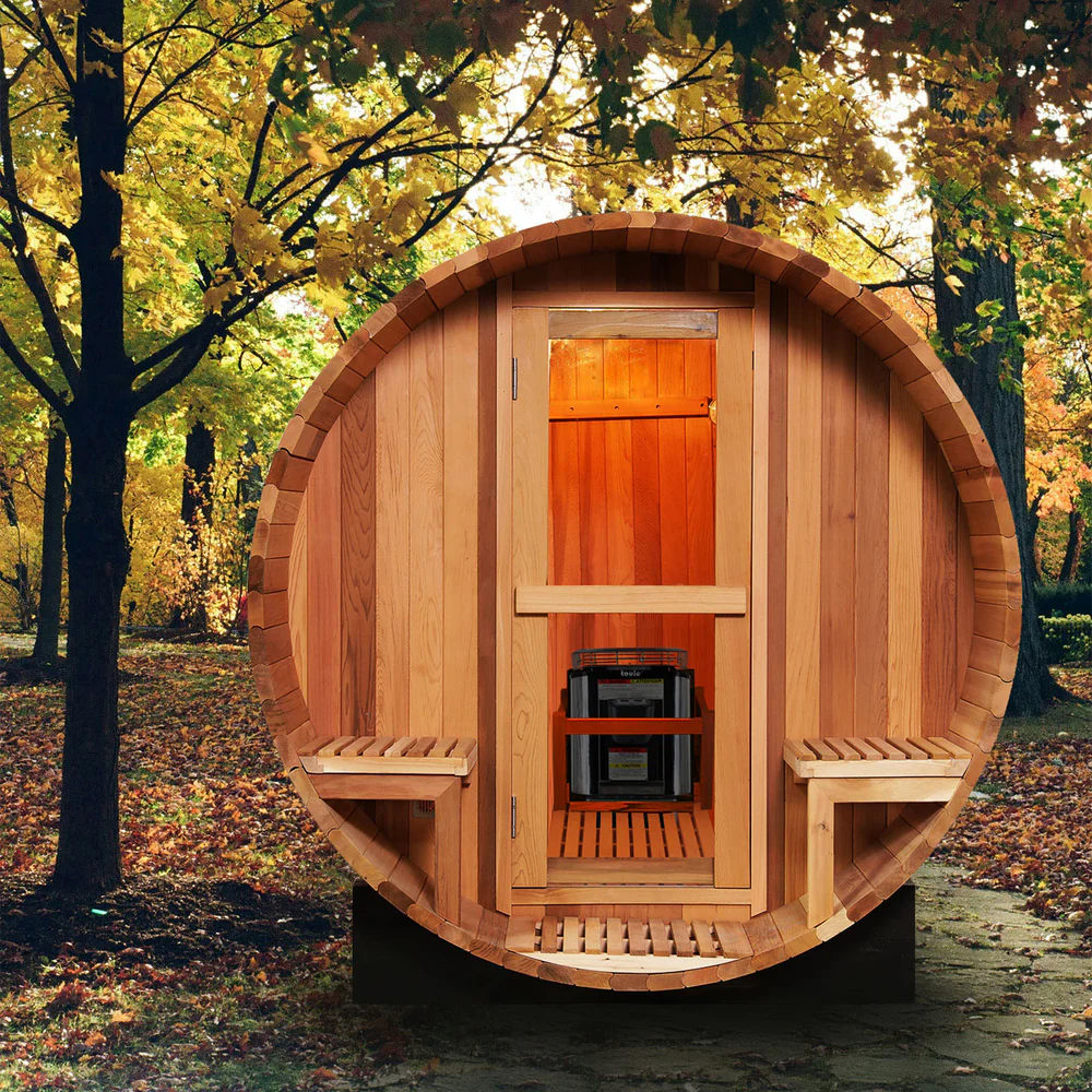 6 Person Barrel Sauna