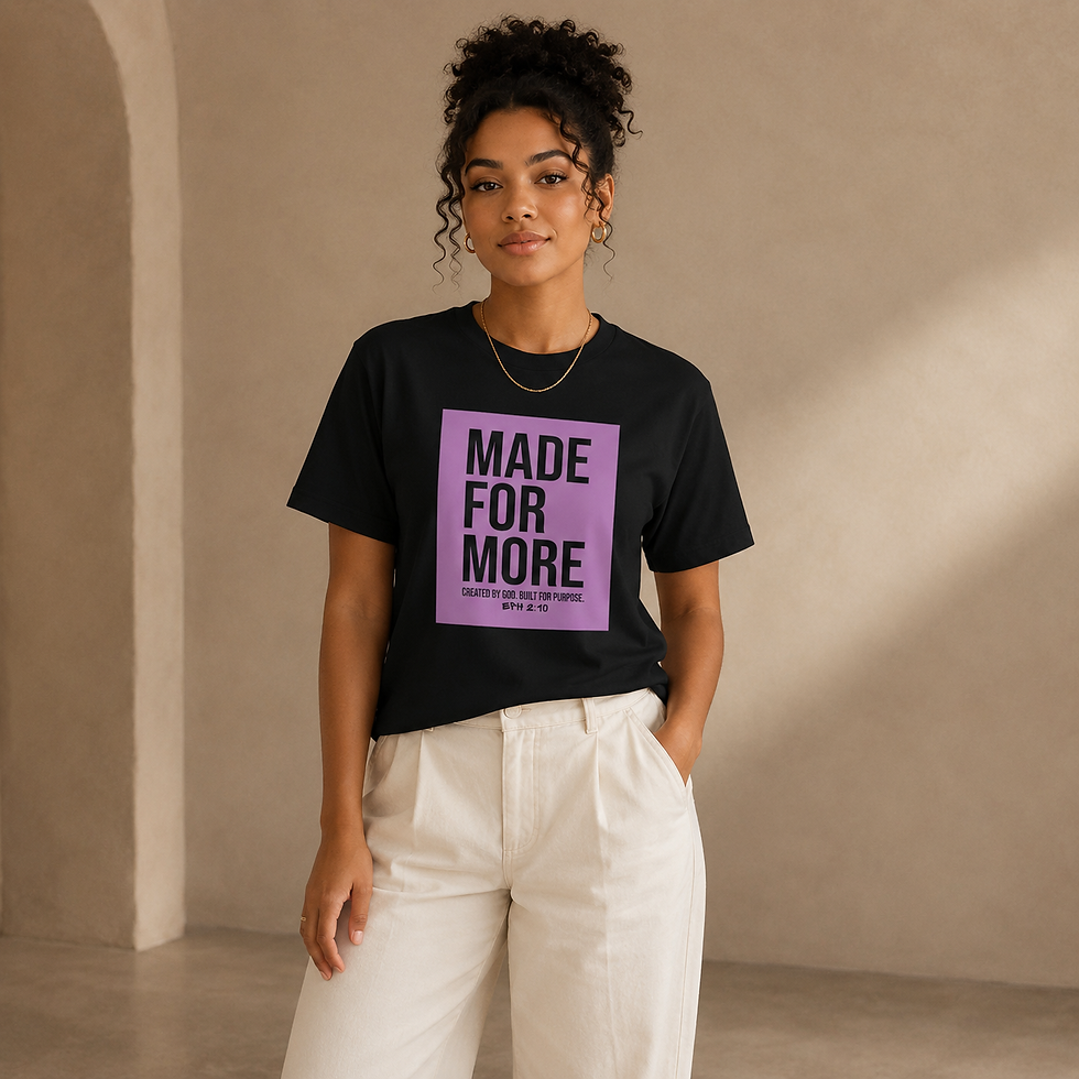 Thumbnail: Built 4 Purpose Unisex Purple Tee
