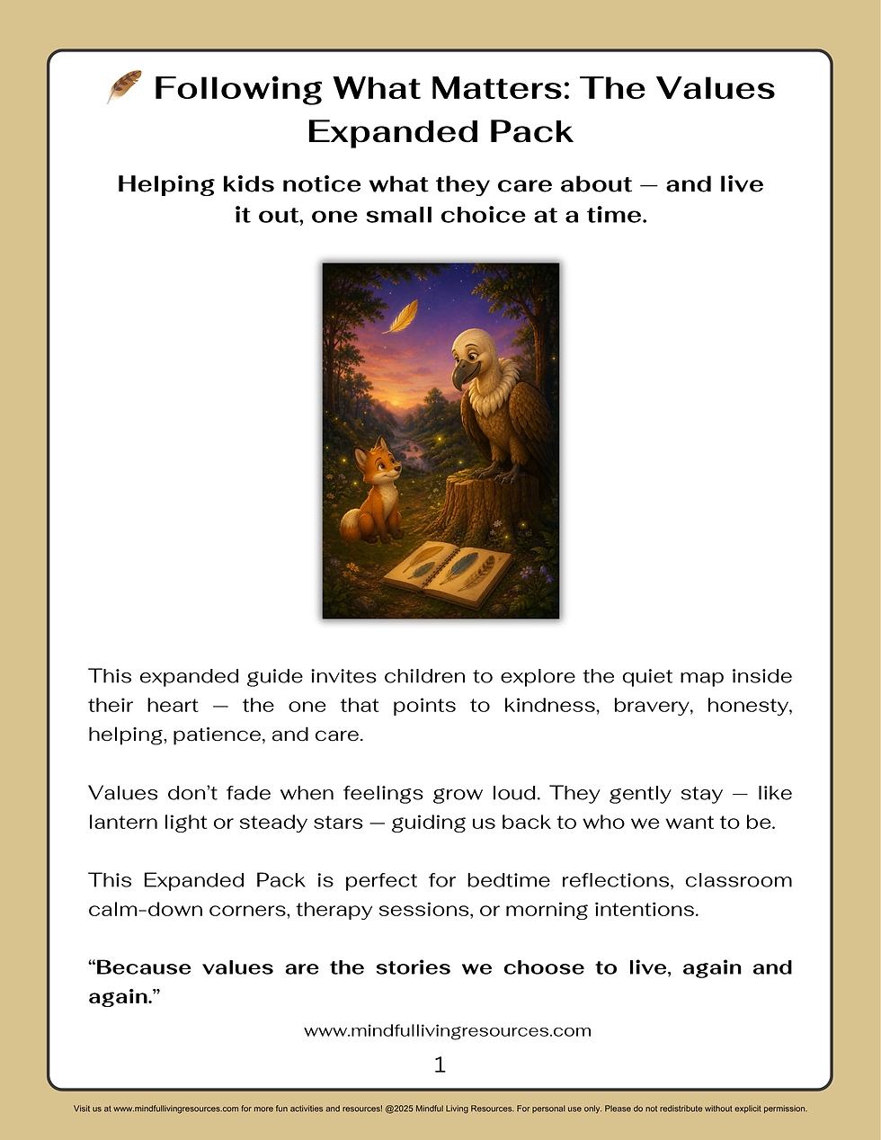Thumbnail: Cover page for Exploring Values