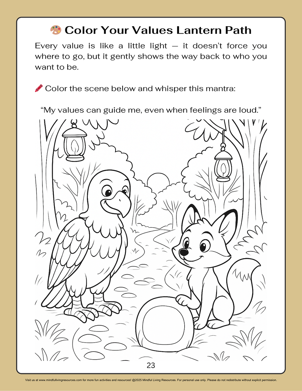 Thumbnail: Printable children’s values cards and activities from the Following What Matters Expanded Pack.