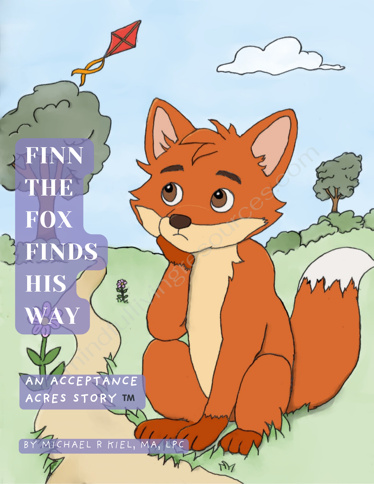 Several pages from both Finn the Fox Finds His Way and Using Silly Voices.