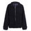Thumbnail: Faux Lambswool Oversized Jacket Coat Winter Black Warm