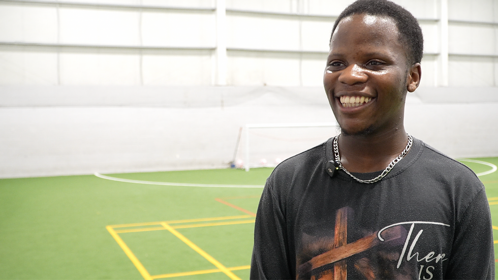 Toyi has been participating in multi-sport coaching sessions and workshops in his time with the Bradford City FC Community Foundation.