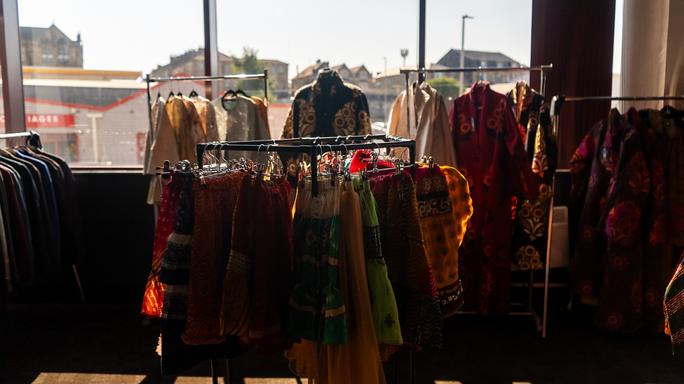 Proceeds from the fashion show raised over £5,000 for the Yorkshire Women’s Forum’s ‘Period Poverty Project’. Image by Kimia Modaressi Chahardehi.