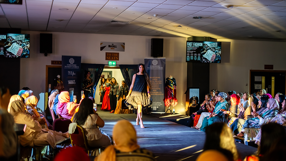 Over 90 models displayed clothing items, with the models’ ages ranging from 14 to 86. Image by Kimia Modaressi Chahardehi.