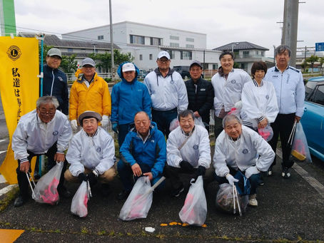 『亀田地区一斉清掃』に参加しました
