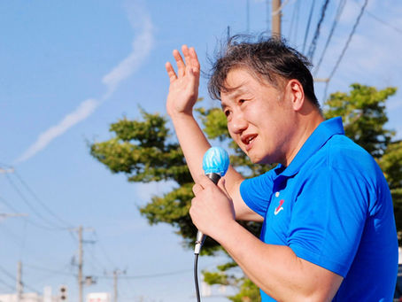 参議院議員中村まい候補の江南区街頭演説会を開催いたしました