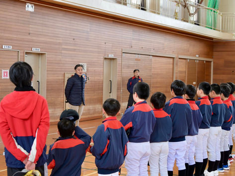 亀田少年野球クラブを訪問しました