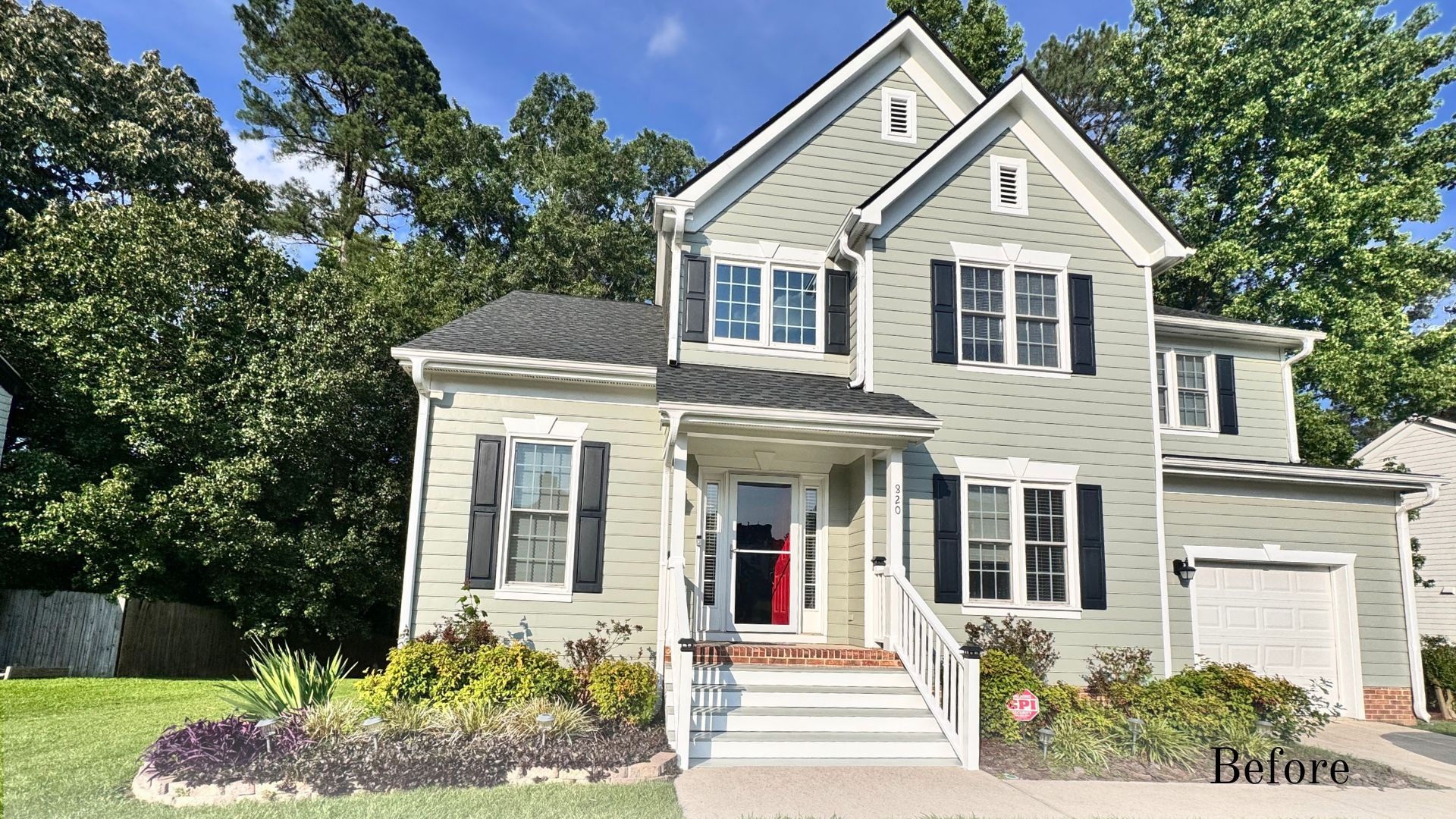 Lisa's Before Landscaping Installation