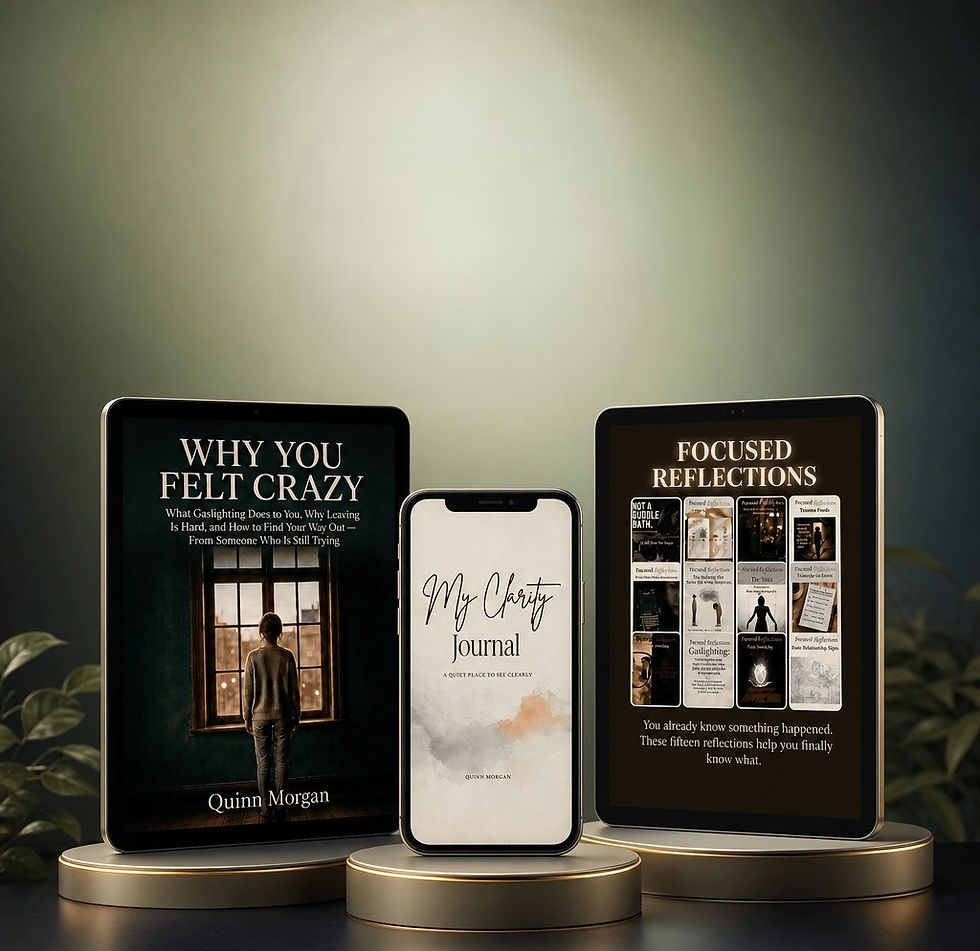 Why You Felt Crazy, My Clarity Journal, Focused Reflections