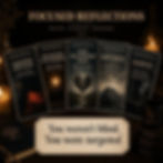 Focused Reflections cards on pattern recognition: 'You weren't blind. You were targeted.'