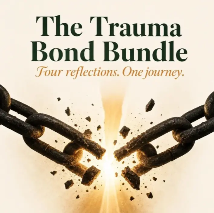 The Trauma Bond Bundle with a broken chain