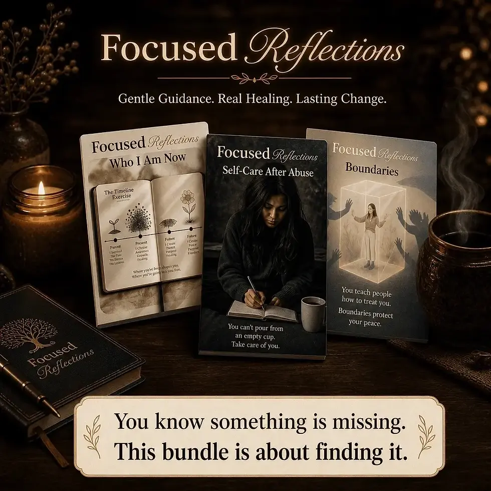 Focused Reflections bundle: Gentle Guidance, Real Healing, Lasting Change