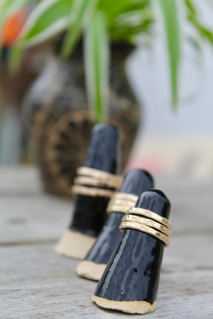 Thumbnail: 2mm gold filled ring with little sun stamps