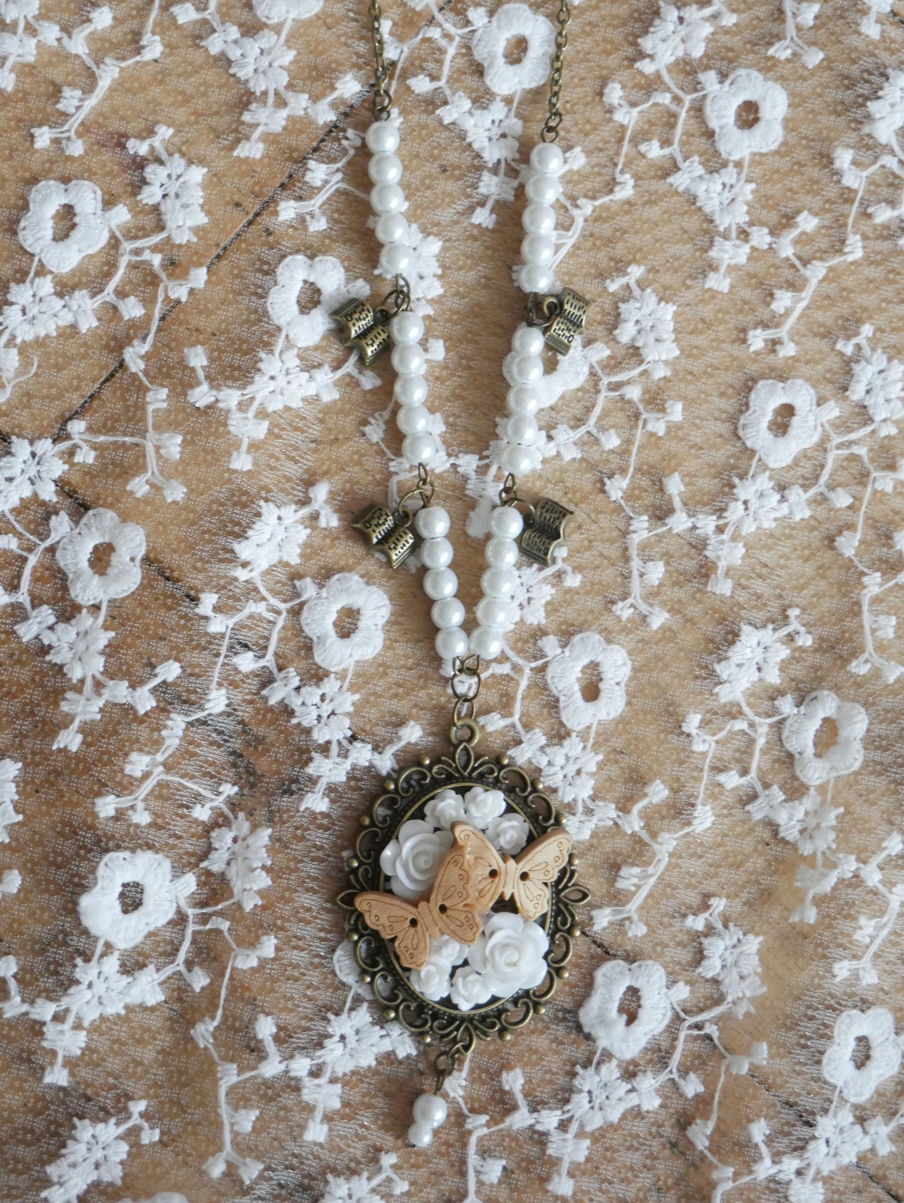 Butterfly Library Necklace