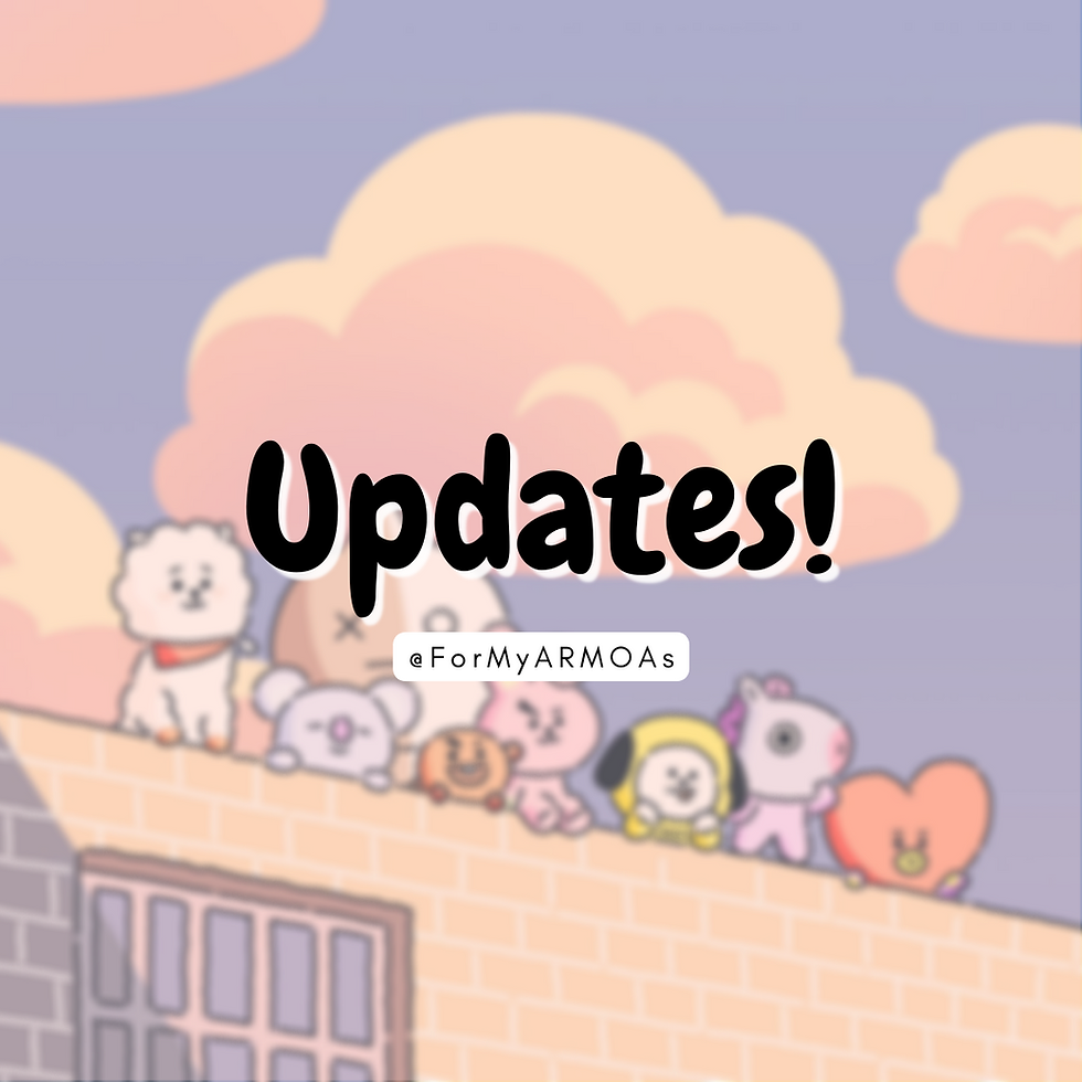 [23.07.16] General Updates & Shipping Schedule Reminder