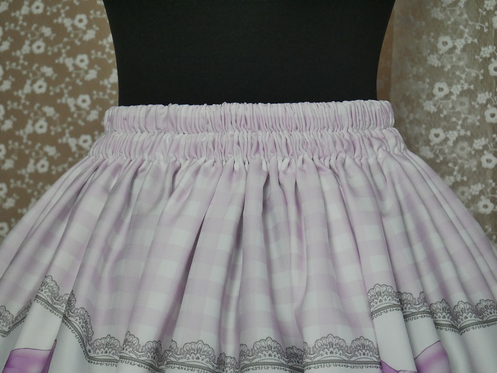 Thumbnail: Sweet Pastel Picnic Skirt - Full Price