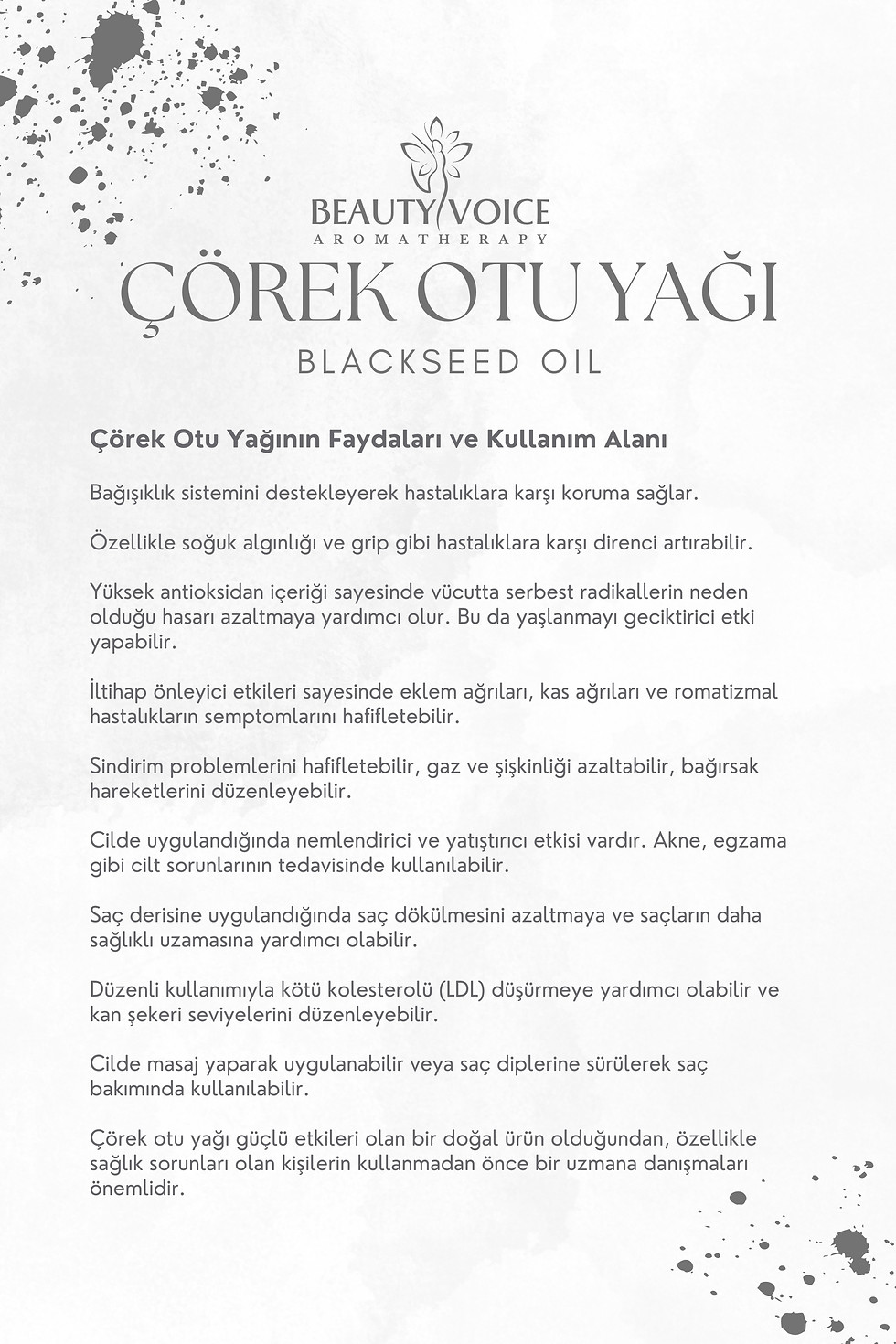 Küçük resim: Soğuk Sıkım Çörek Otu Yağı