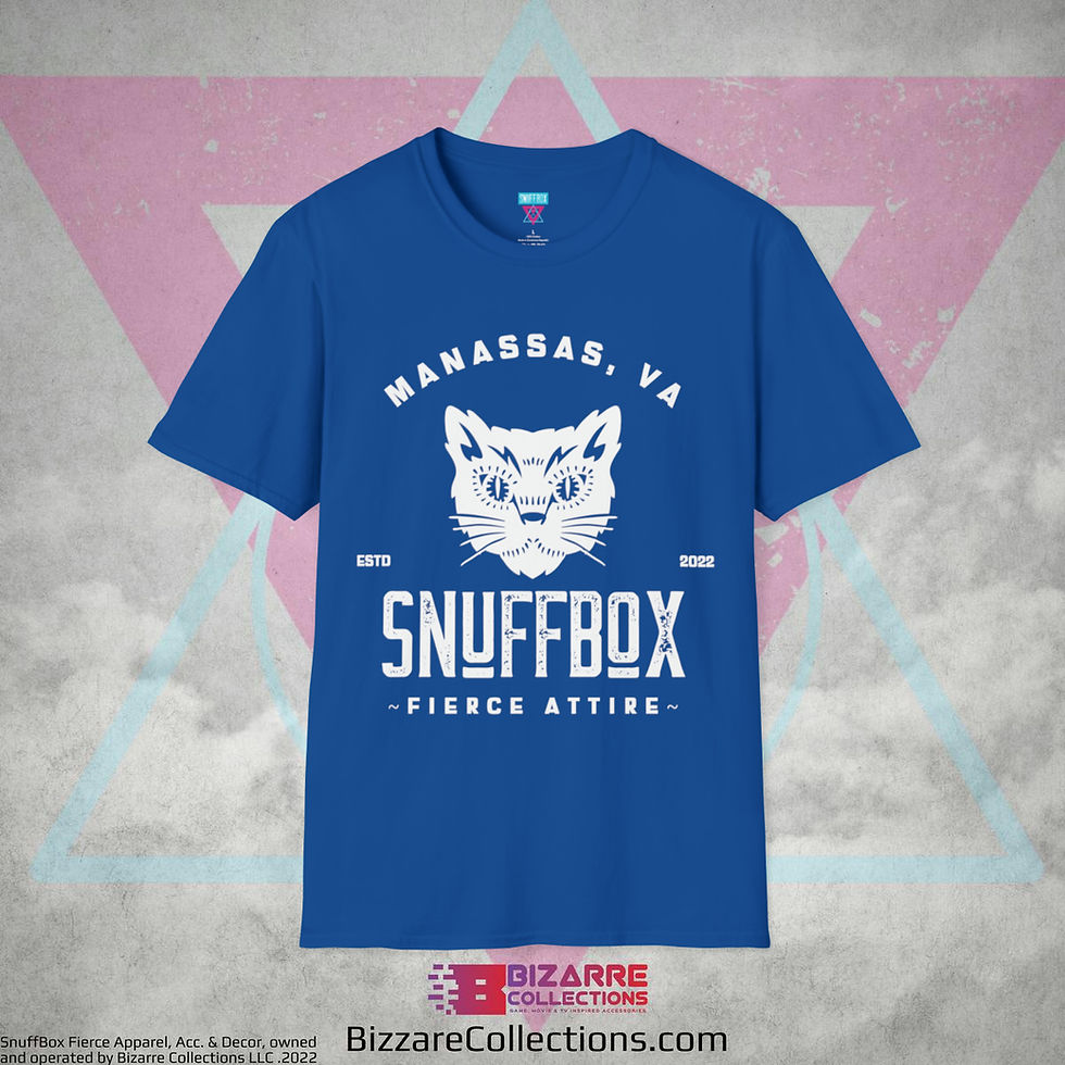 Thumbnail: 'Snuffbox Cat Manassas VA' by Snuffbox Unisex Softstyle T-Shirt