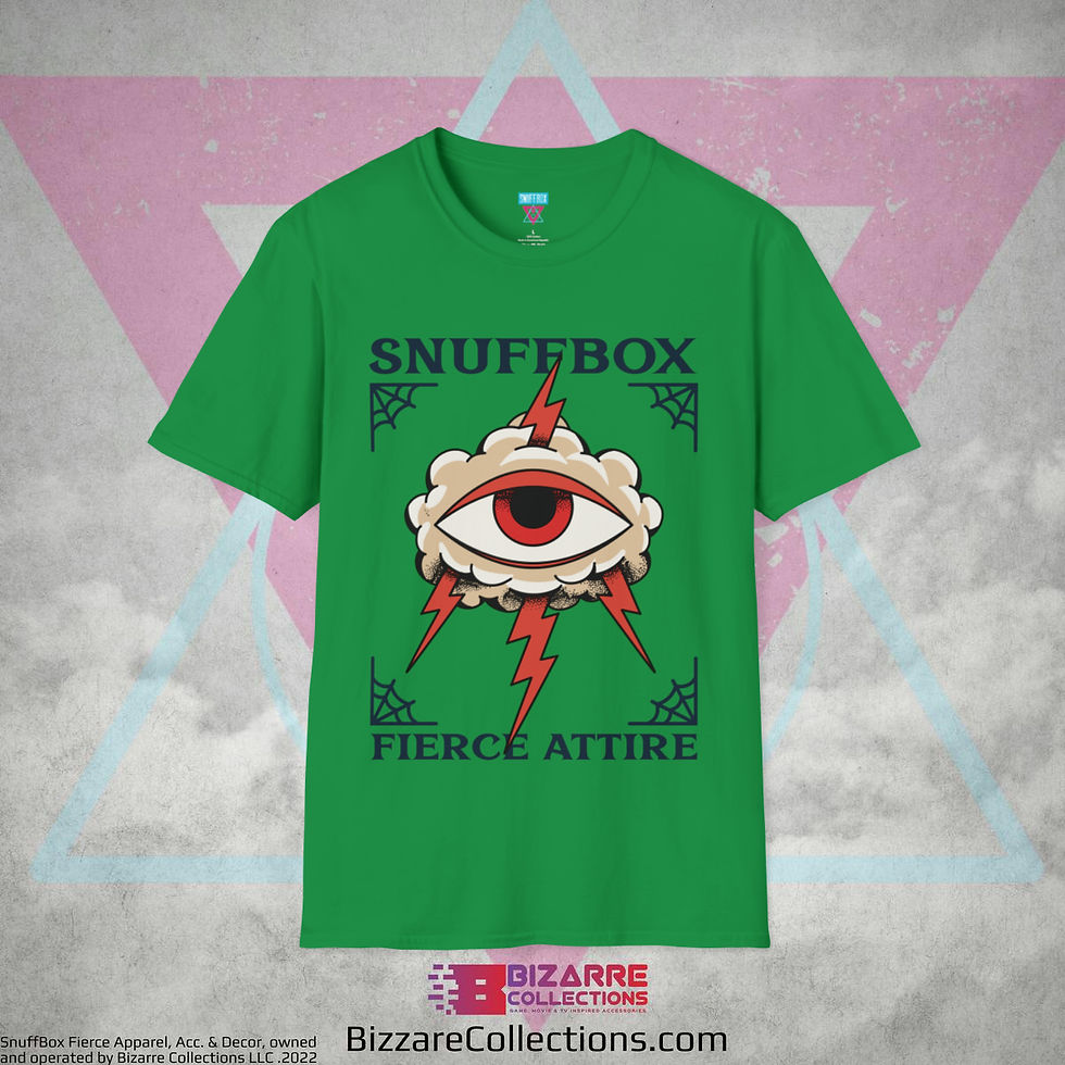 Miniatura: 'Traditional Eye Storm Snuffbox' by Snuffbox Unisex Softstyle T-Shirt