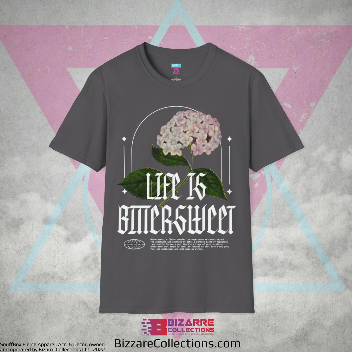 'Life is Bittersweet' by Snuffbox Unisex Softstyle T-Shirt