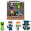 Miniatura: Minecraft Video Game Set of 4 Diecast Figures "Metalfigs" Series Diecast Models