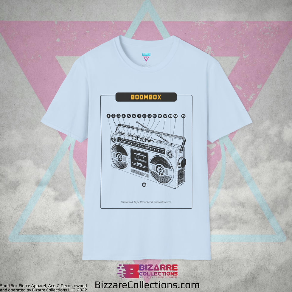 Thumbnail: 'BoomBox' by Snuffbox Unisex Softstyle T-Shirt