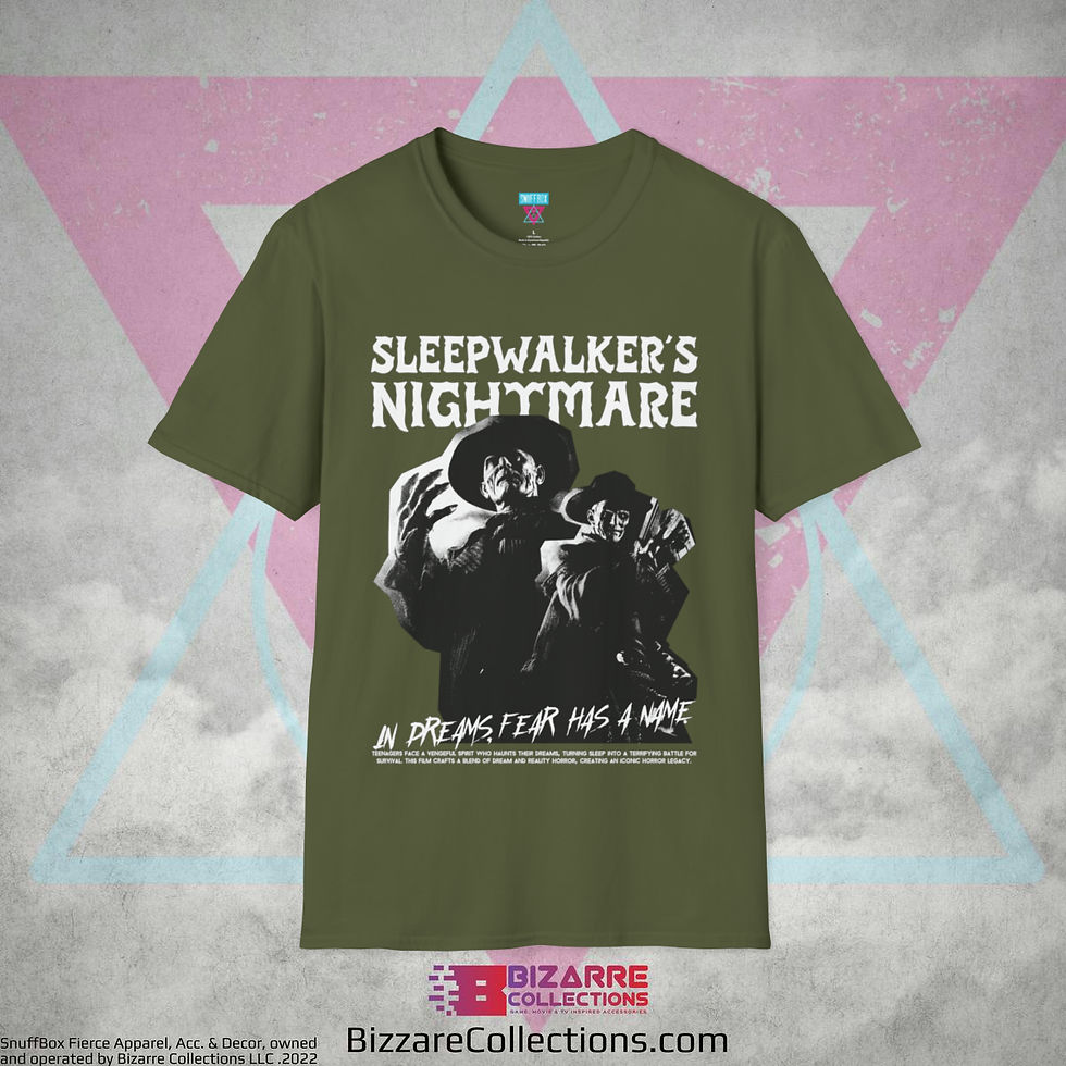 Thumbnail: 'Sleepwalker's Nightmare' by Snuffbox Unisex Softstyle T-Shirt