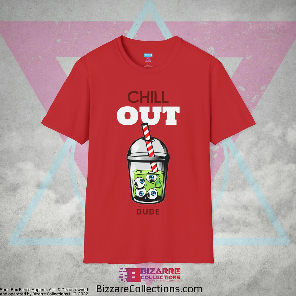 Thumbnail: 'Chill Out Dude Boba Tea' by Snuffbox Unisex Softstyle T-Shirt
