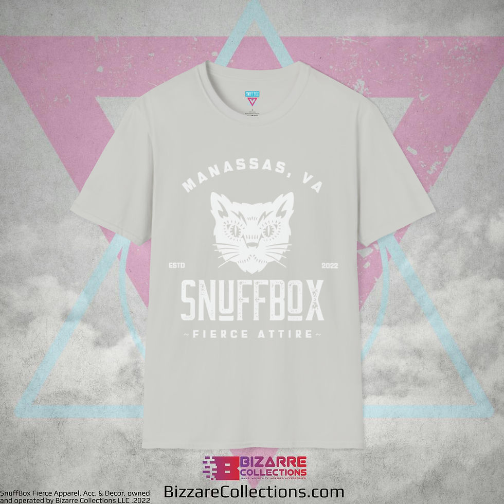Thumbnail: 'Snuffbox Cat Manassas VA' by Snuffbox Unisex Softstyle T-Shirt