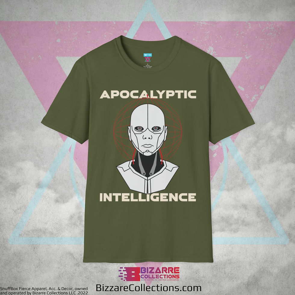 Miniatura: 'Apocalyptic Intelligence' by Snuffbox Unisex Softstyle T-Shirt