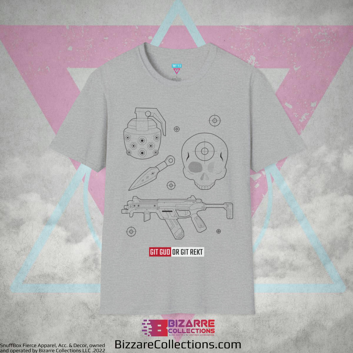 'OR GIT REKT' by Snuffbox Unisex Softstyle T-Shirt