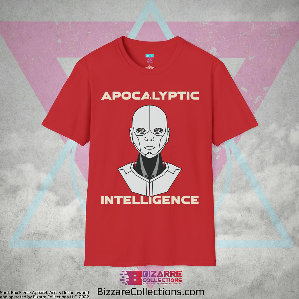 Miniatura: 'Apocalyptic Intelligence' by Snuffbox Unisex Softstyle T-Shirt