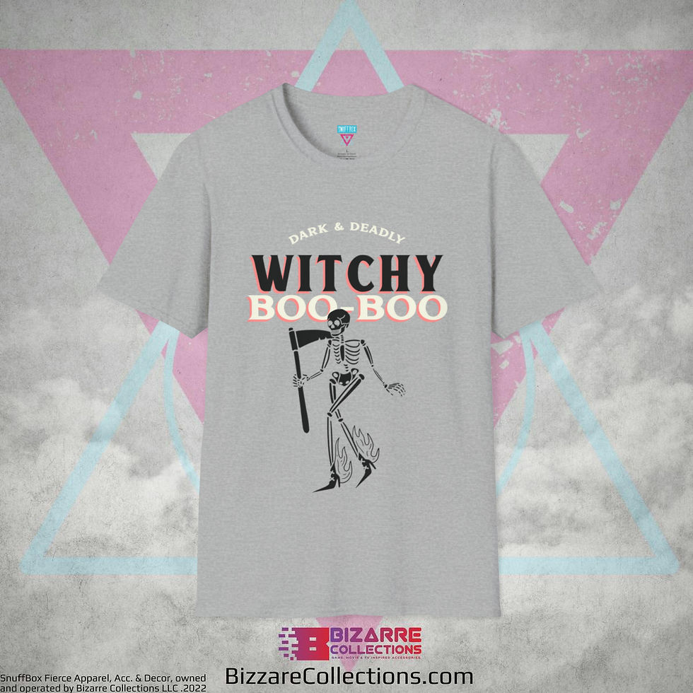 Miniatura: 'Witchy Boo-Boo' by Snuffbox Unisex Softstyle T-Shirt