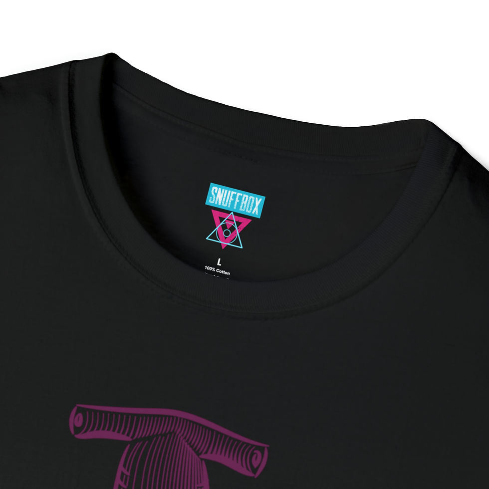 Thumbnail: 'Hammerhead Diving with Sharks' by Snuffbox Unisex Softstyle T-Shirt