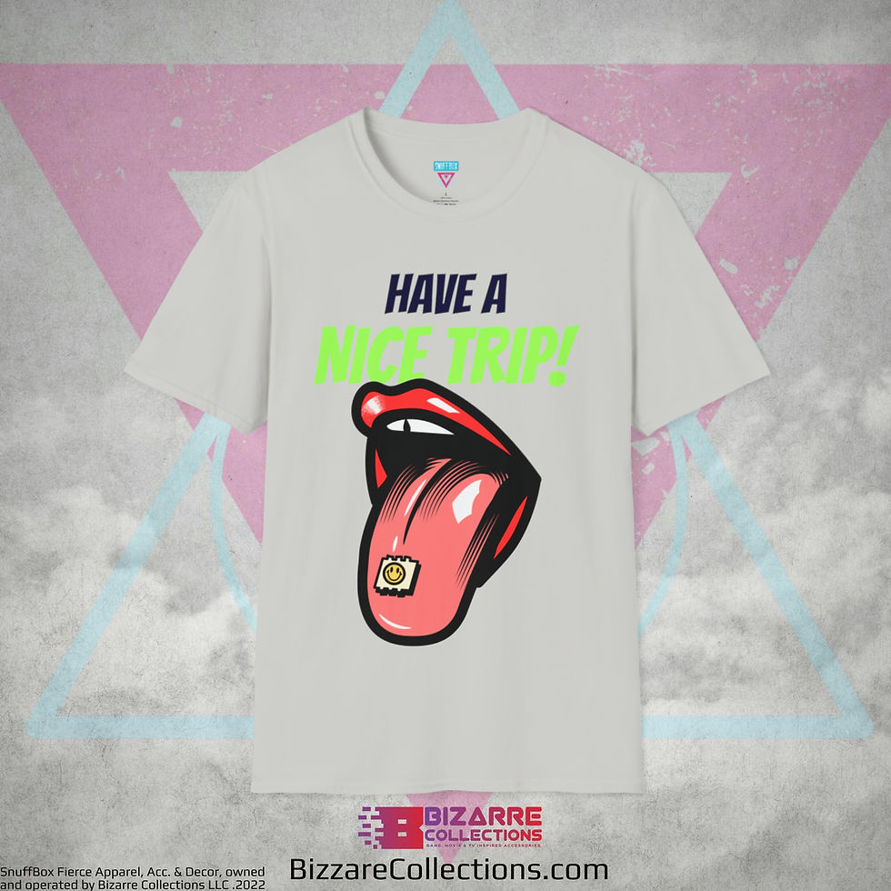 Thumbnail: 'Have a Nice Trip!' by Snuffbox Unisex Softstyle T-Shirt