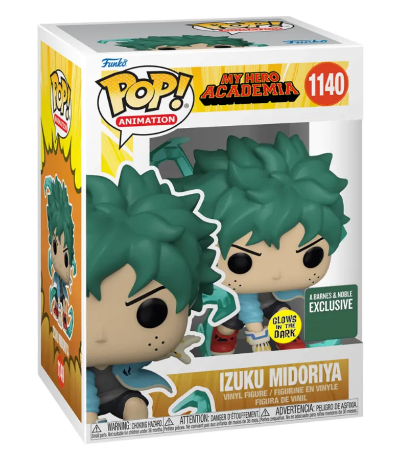 Funko Pop! My Hero Acedemia '1140' Izuku Midorya GITD B&N Limited Edition